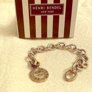 Henri Bendel silver charmed bracelet